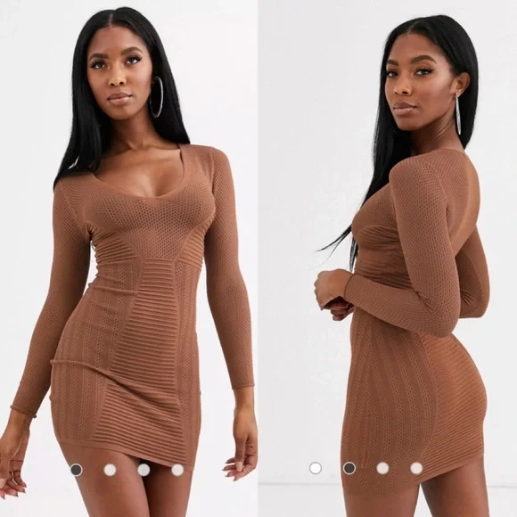 ASOS | Dresses | Asos Design Mesh Bodycon Mini Dress Chestnut Brown Size | Poshmark ASOS | Dresses | Asos Design Mesh Bodycon Mini Dress Chestnut Brown Size | Poshmark